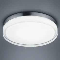 Helestra Tana LED-Deckenleuchte, chrom, Ø 33 cm