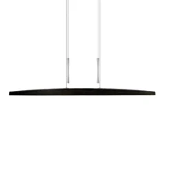 HerzBlut Arco LED-Hängelampe asteiche kohle 130cm