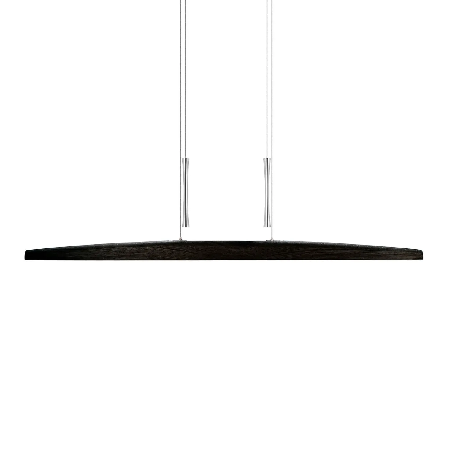 HerzBlut Arco LED-Hängelampe asteiche kohle 130cm