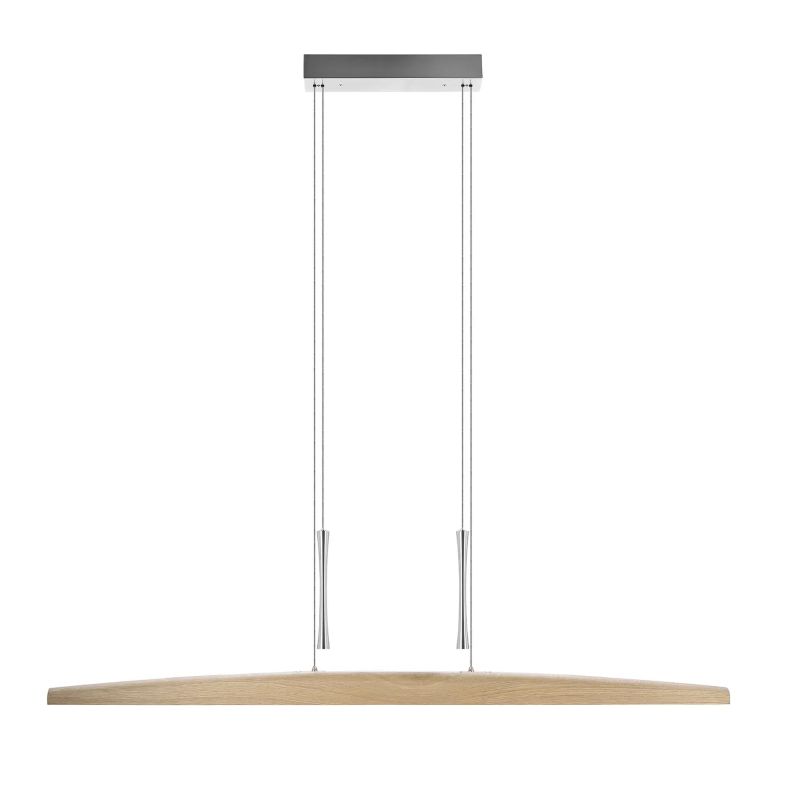 HerzBlut Arco LED-Hängelampe asteiche natur 130cm