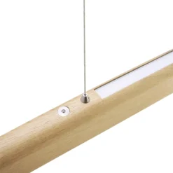 HerzBlut Arco LED-Hängelampe asteiche natur 130cm