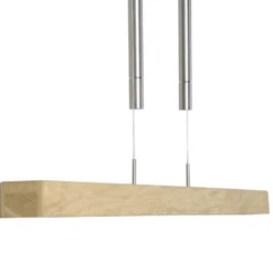 HerzBlut Leonora Hängelampe Down 121cm Eiche natur