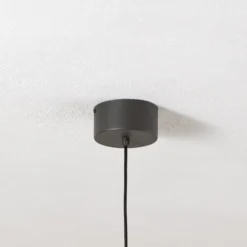 Hängelampe Avery mit Metallschirm anthrazit/nickel