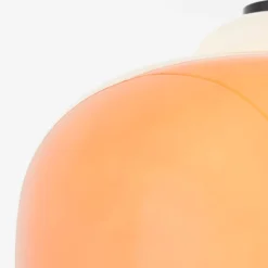 Hängelampe Blop aus Glas, orange