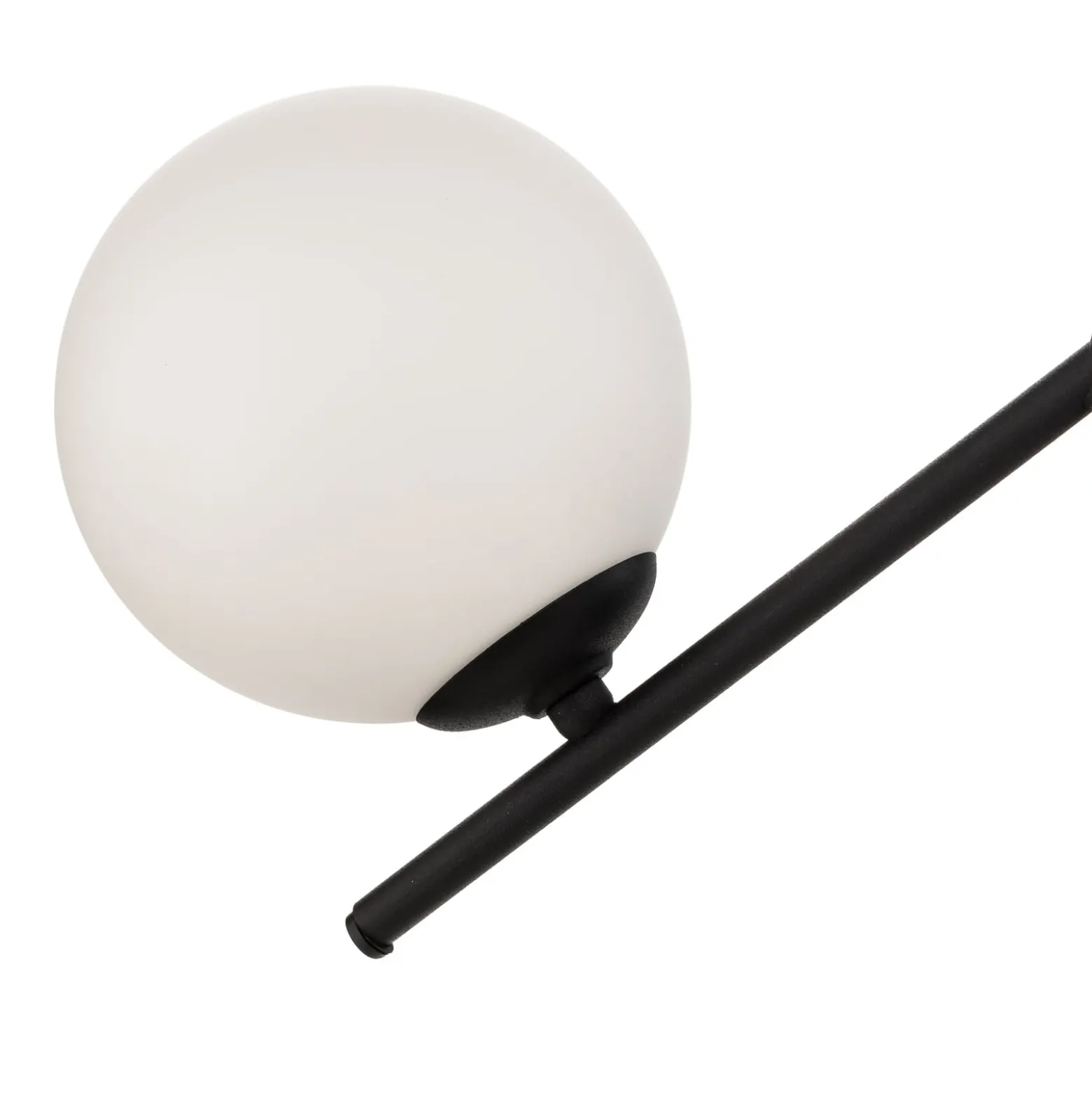Hängelampe Dione, zweiflammig, schwarz