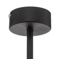 Hängelampe Dione, zweiflammig, schwarz