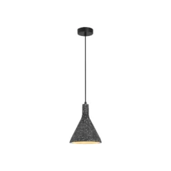 Hängelampe Dot, Beton, schwarz