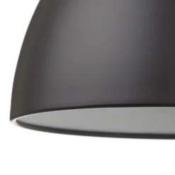 Hängelampe Eagle, schwarz, Ø 22 cm, Metall