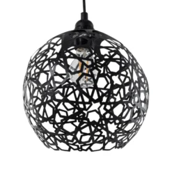 Hängelampe Fellini MR-785 1-flammig Ø 25cm schwarz