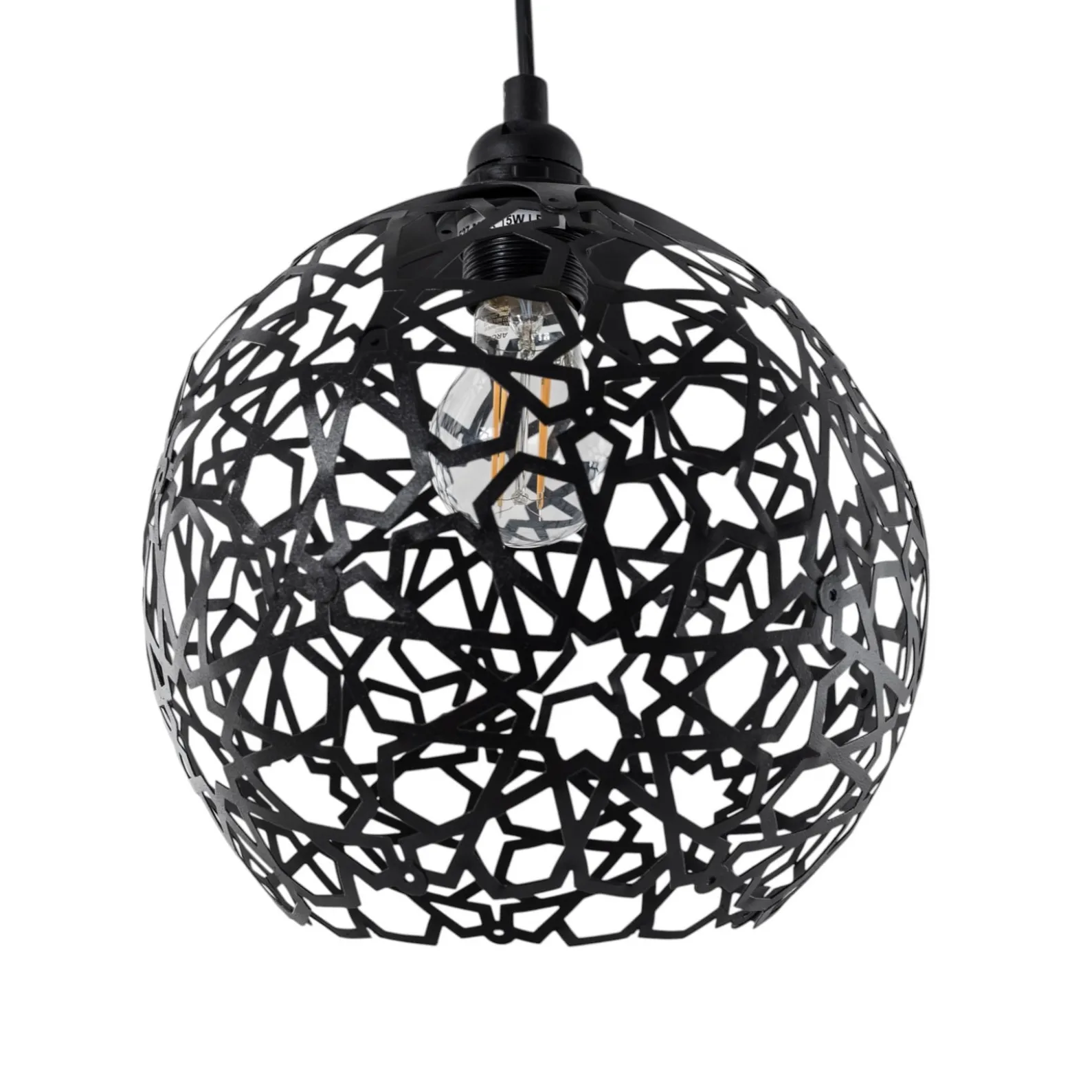 Hängelampe Fellini MR-785 1-flammig Ø 25cm schwarz