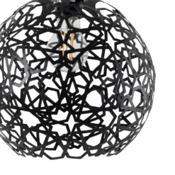 Hängelampe Fellini MR-785 1-flammig Ø 25cm schwarz