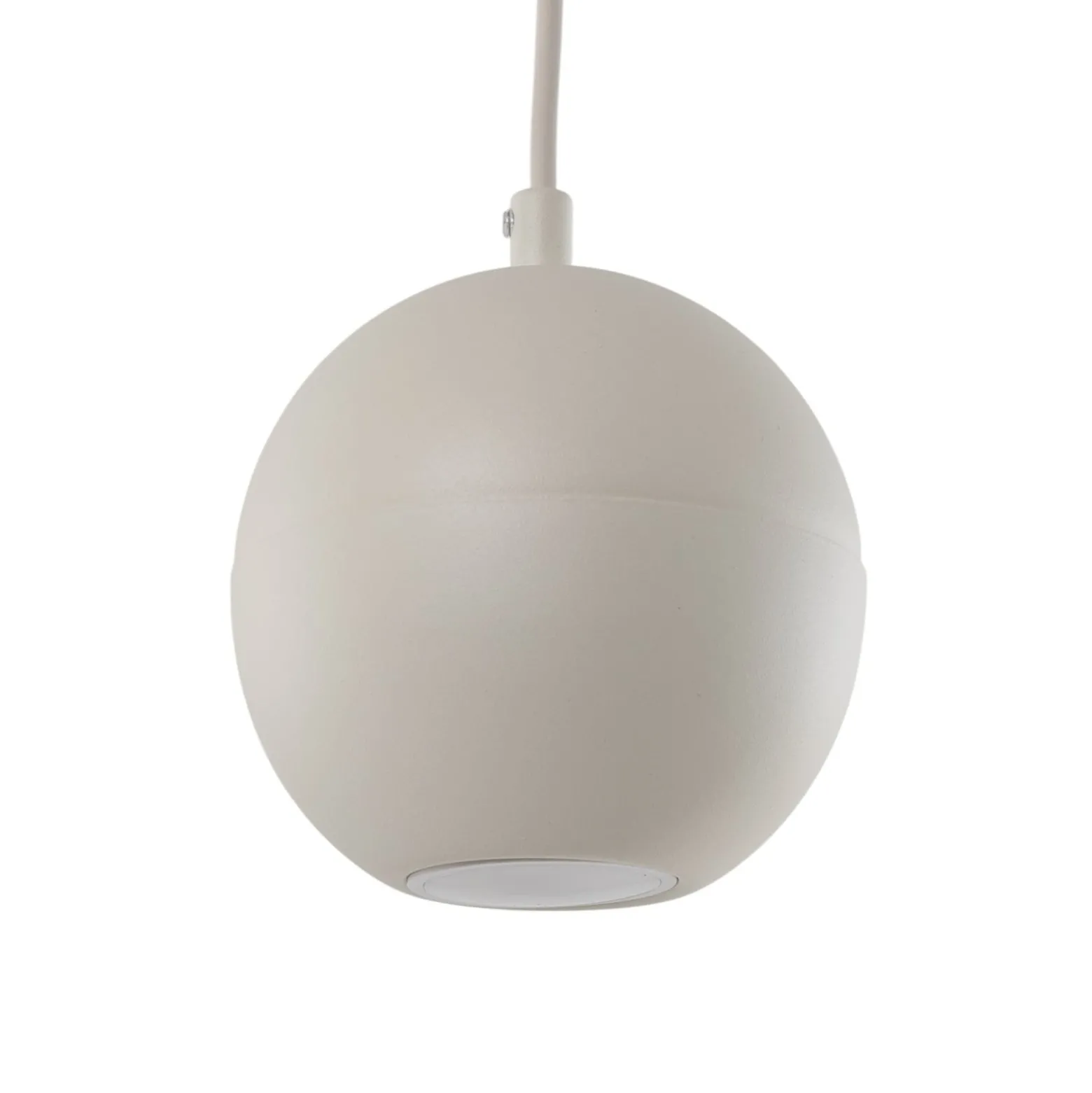 Hängelampe Midway, sandfarben, Metall, Ø 12 cm, GU10