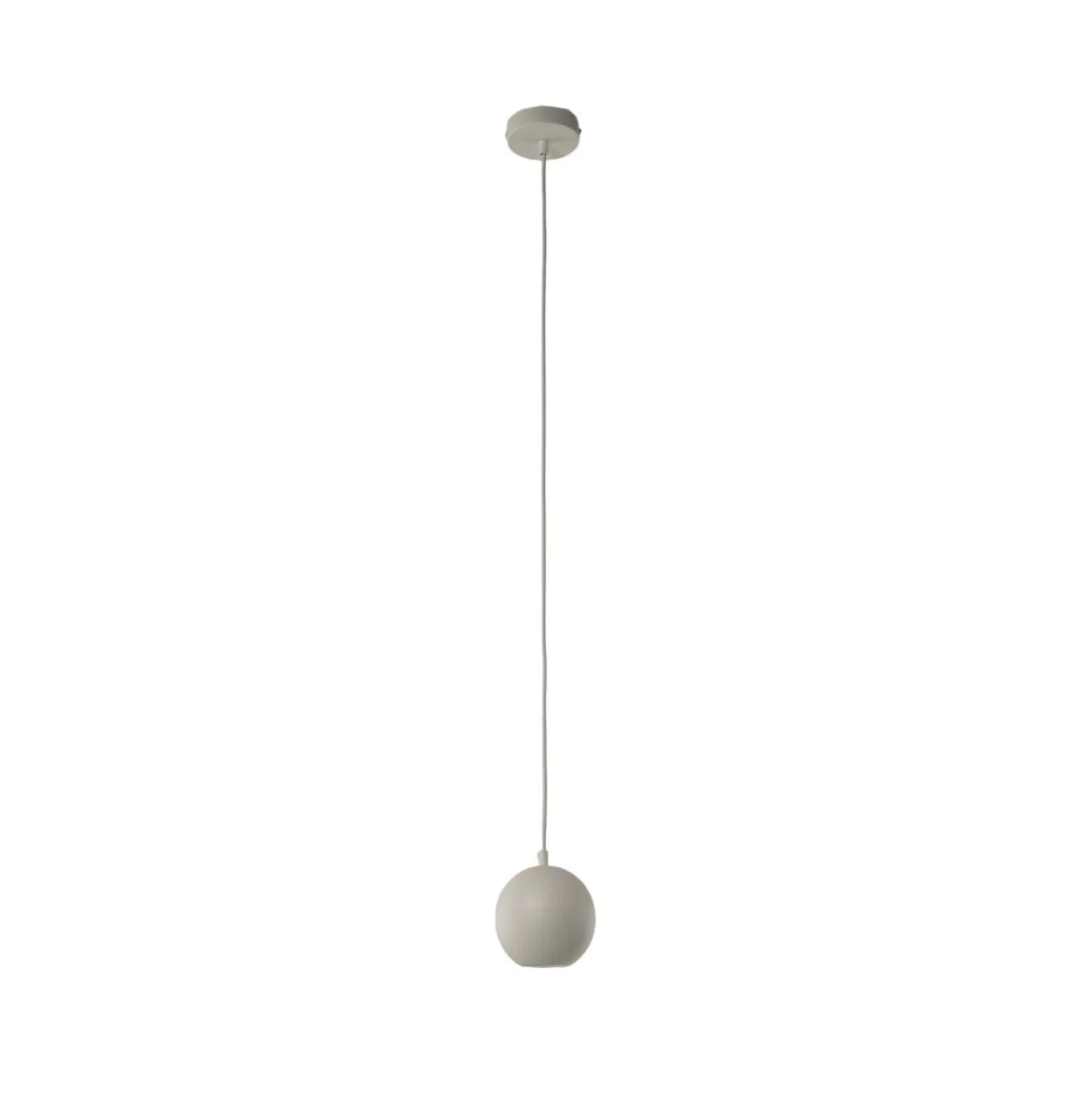 Hängelampe Midway, sandfarben, Metall, Ø 12 cm, GU10