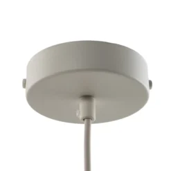Hängelampe Midway, sandfarben, Metall, Ø 12 cm, GU10