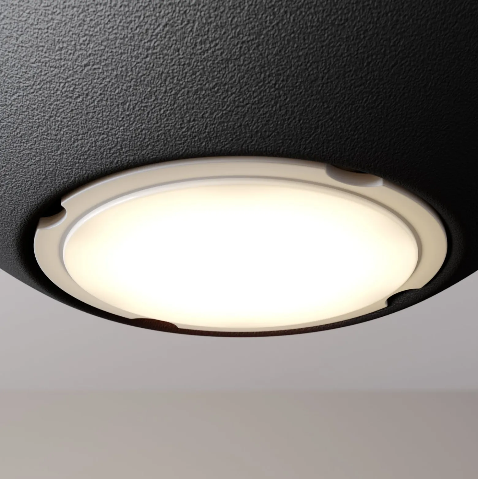 Hängelampe Midway, schwarz, 5-flammig, 105 cm lang, GU10