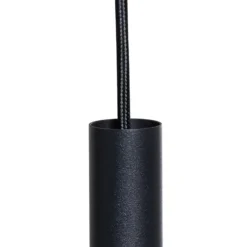 Hängelampe Norte, schwarz/gold Stahl Länge 114 cm, 4-flammig