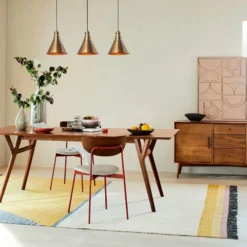 Hängelampe Sivani MR-314, gold antik, Eisen 3-flammig linear