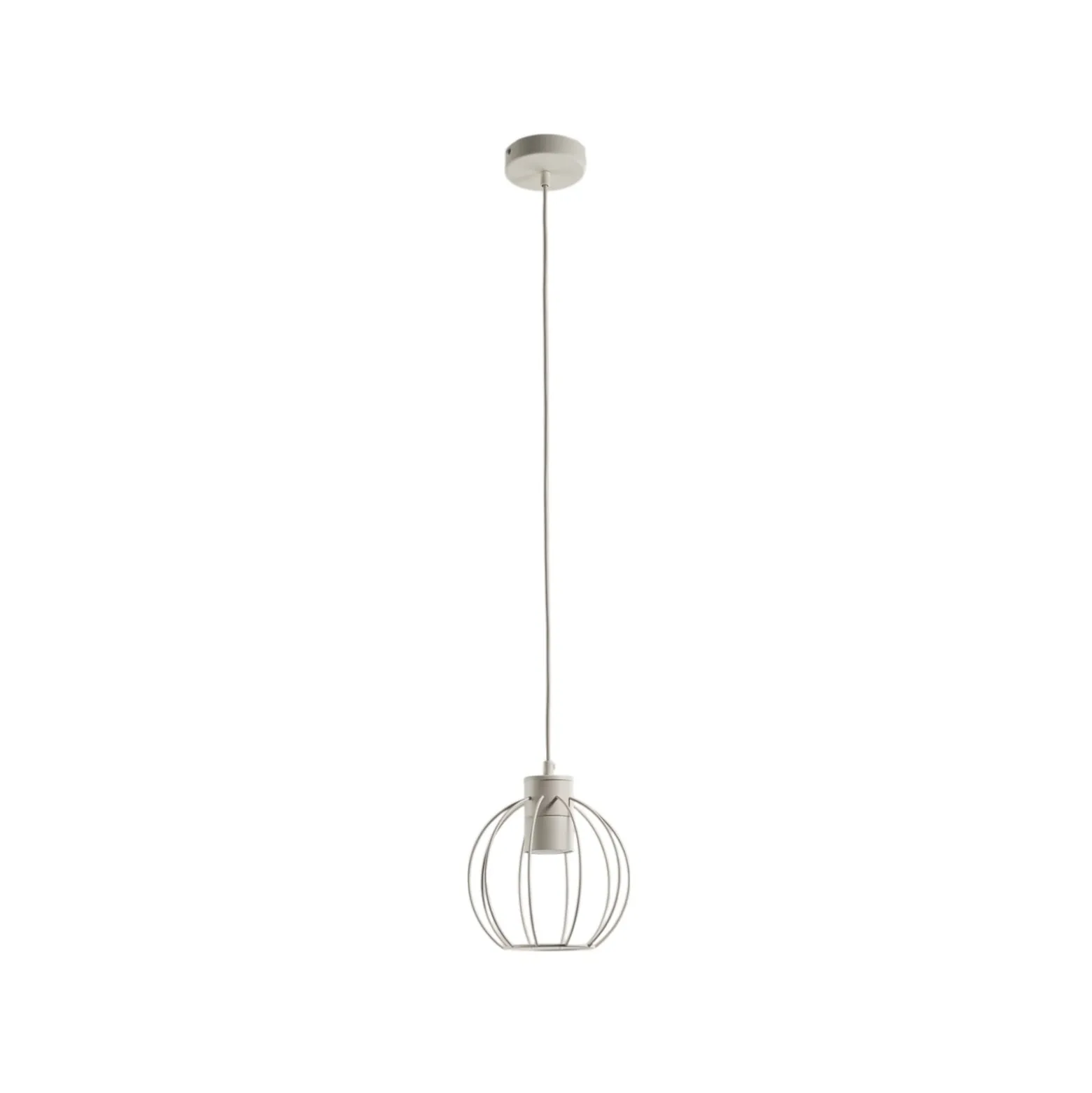 Hängelampe STARLIGHT, cremeweiß, 1-flammig, Ø 18 cm, Metall