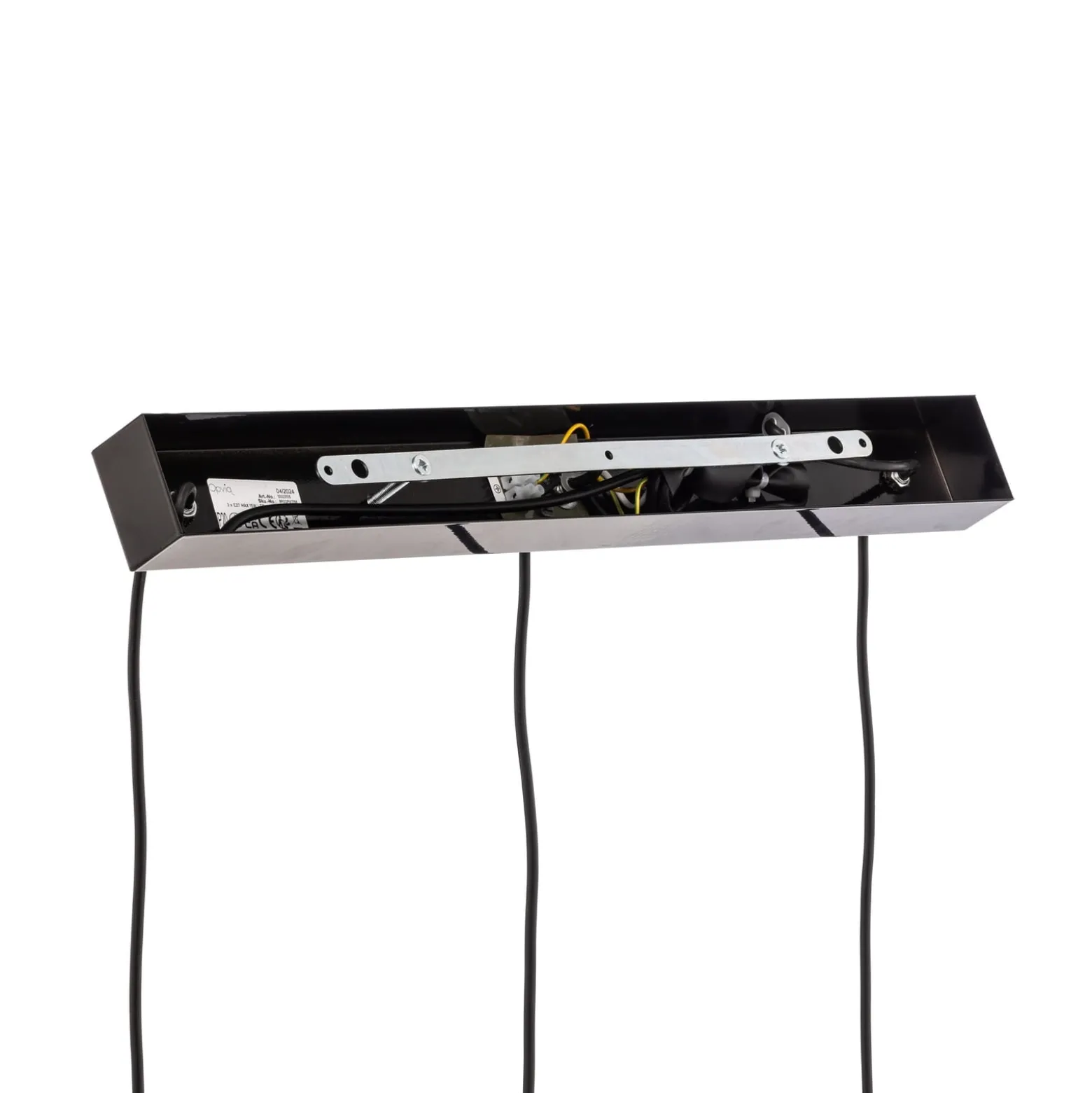 Hängelampe Yildo 6877 3-flg linear schwarz/kupfer