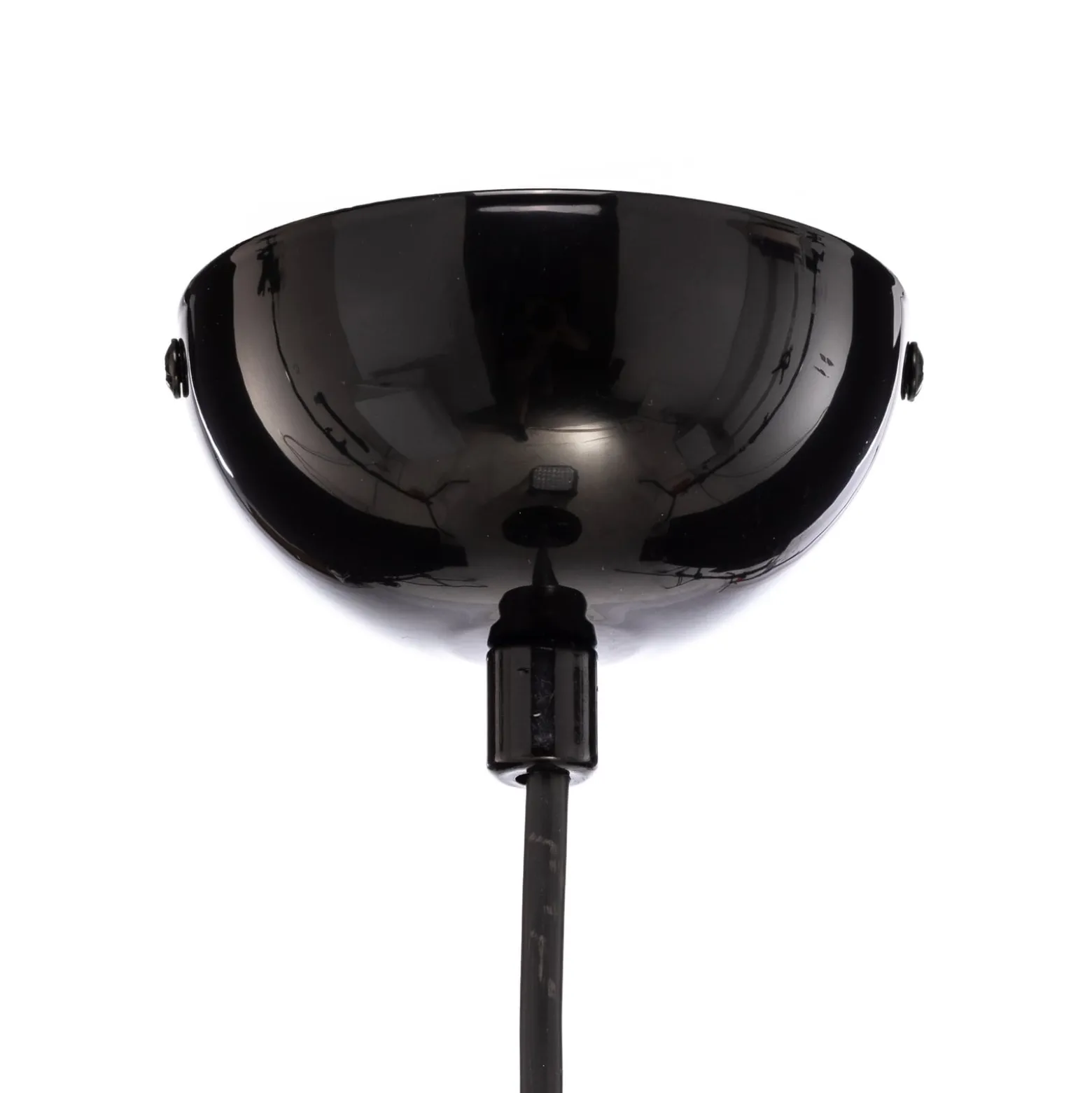 Hängelampe Yildo 253-S 1-flg. Ø36cm schwarz/kupfer