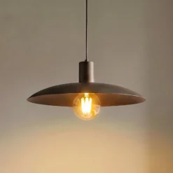 Hängeleuchte Astra, braun, Metall, Ø 41 cm, E27