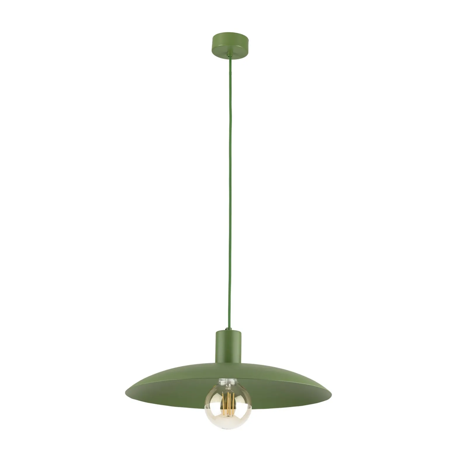Hängeleuchte Astra, grün, Metall, Ø 41 cm, E27