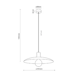 Hängeleuchte Astra, grün, Metall, Ø 41 cm, E27