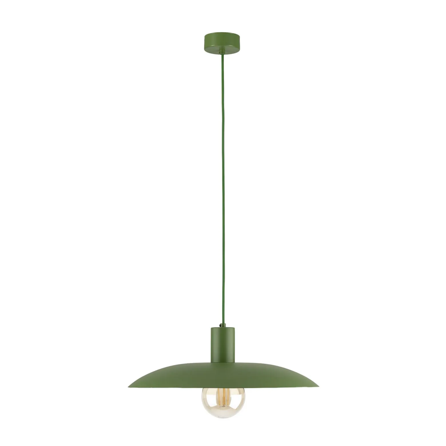 Hängeleuchte Astra, grün, Metall, Ø 41 cm, E27
