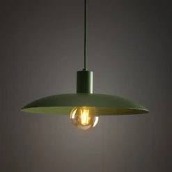 Hängeleuchte Astra, grün, Metall, Ø 41 cm, E27