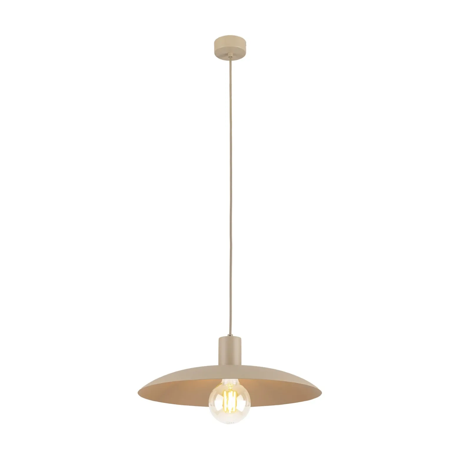 Hängeleuchte Astra, sand, Metall, Ø 41 cm, E27