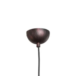 Hängeleuchte Barek, schwarz/gold, Ø 34 cm, Metall, E27