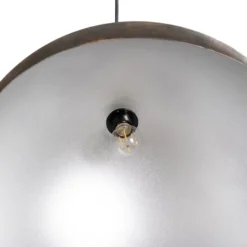 Hängeleuchte Berceste, Ø 60 cm, altmessing, Metall