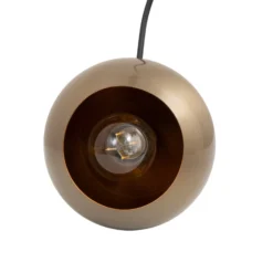 Hängeleuchte Berceste 9201, Ø 15 cm, gold, Eisen, E27