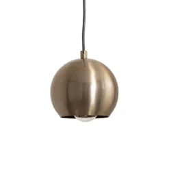 Hängeleuchte Berceste 9201, Ø 15 cm, gold, Eisen, E27