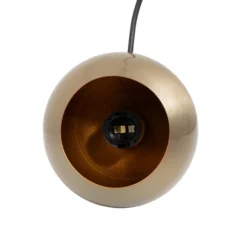 Hängeleuchte Berceste 9201, Ø 15 cm, gold, Eisen, E27