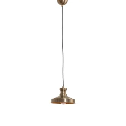 Hängeleuchte Berceste, goldfarben, Metall, Ø 22 cm, E27