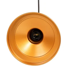 Hängeleuchte Berceste, goldfarben, Metall, Ø 22 cm, E27