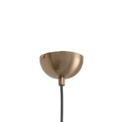 Hängeleuchte Berceste, goldfarben, Metall, Ø 22 cm, E27