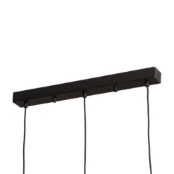 Hängeleuchte Berceste N-1410 schwarz Metall 3-flammig linear