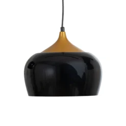 Hängeleuchte Berceste, schwarz, 3-flammig, Länge 140 cm