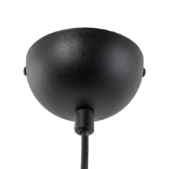 Hängeleuchte Berceste, schwarz, Metall, Ø 22 cm, E27