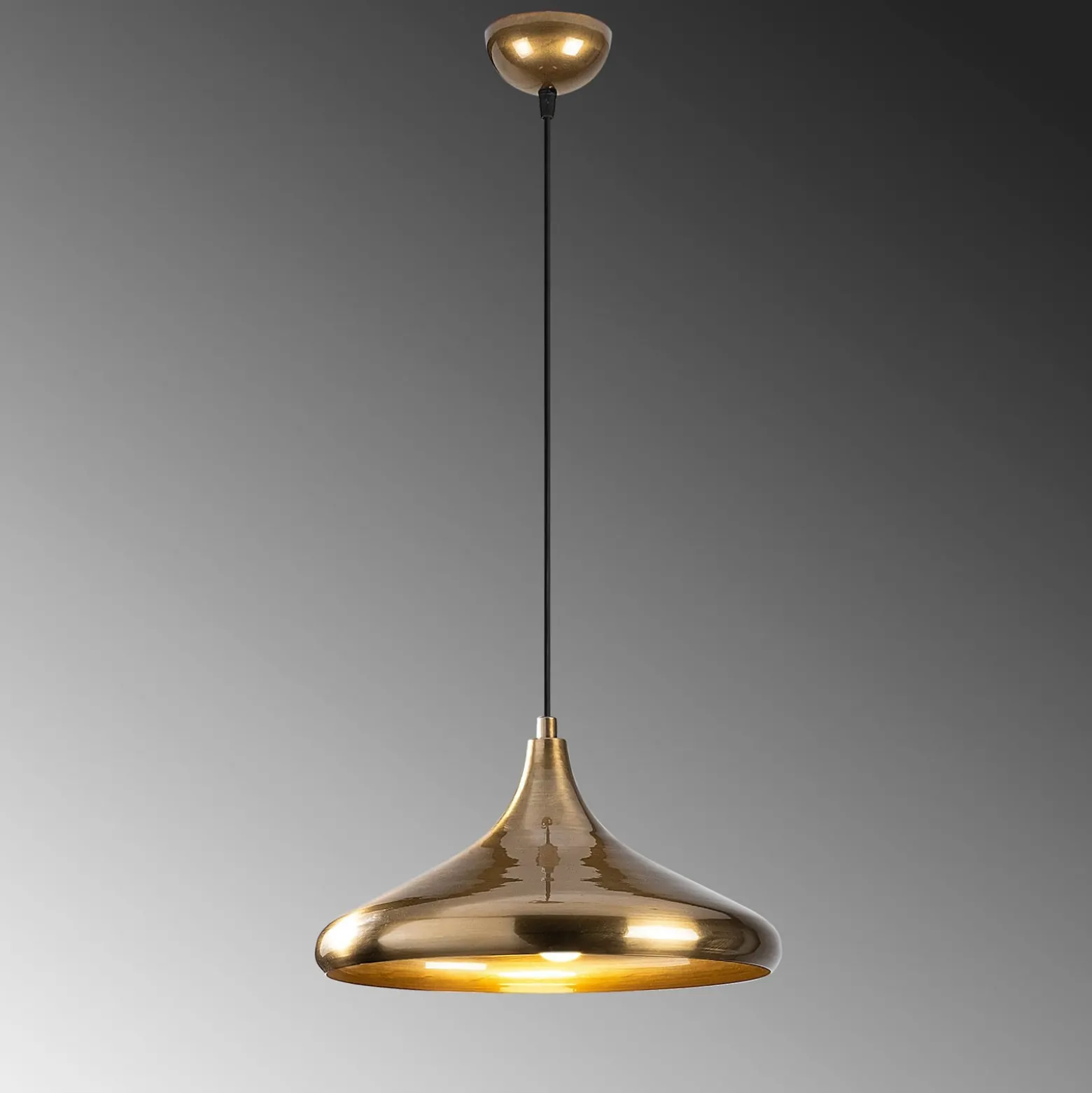 Hängeleuchte Berceste 208-S Ø35cm gold