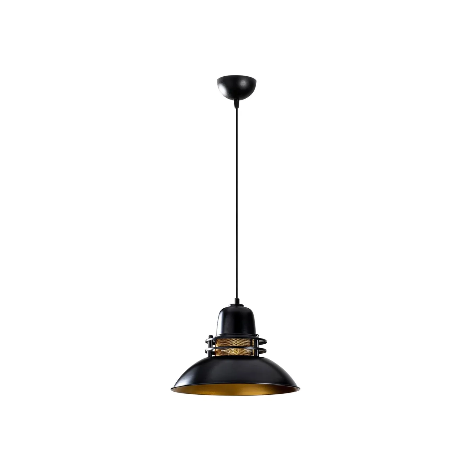 Hängeleuchte Berceste 226-S Ø34cm schwarz/gold