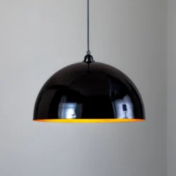 Hängeleuchte Berceste 235-S Ø50cm schwarz/gold