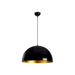 Hängeleuchte Berceste 235-S Ø50cm schwarz/gold