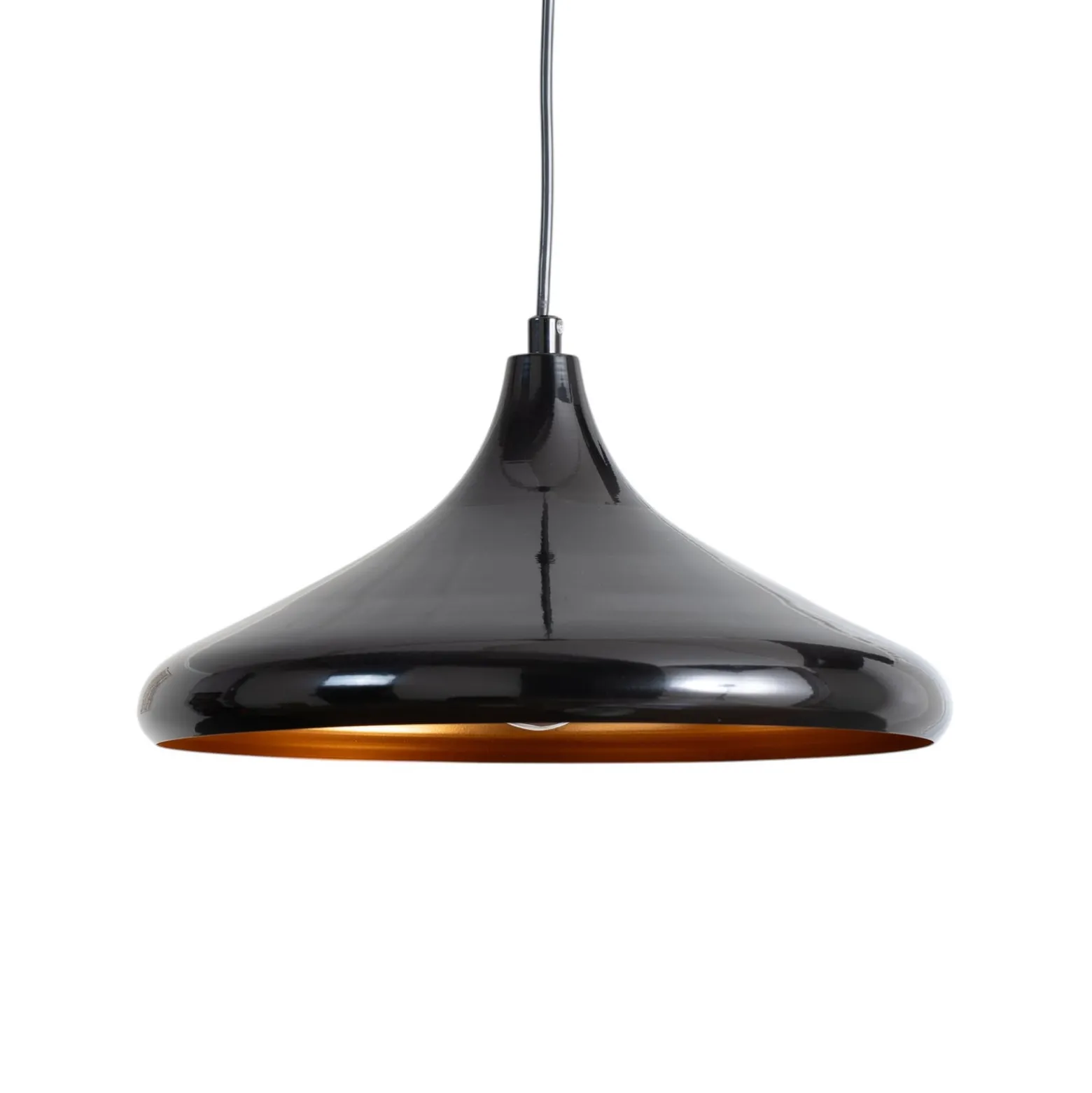 Hängeleuchte Berceste 207-S Ø35cm schwarz/gold