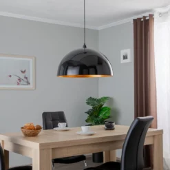 Hängeleuchte Berceste 237-S Ø60cm schwarz/gold