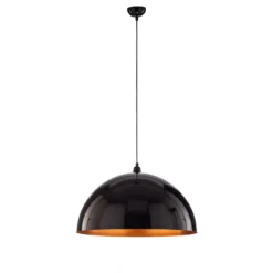Hängeleuchte Berceste 237-S Ø60cm schwarz/gold