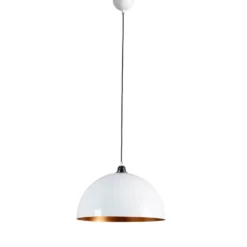 Hängeleuchte Berceste 232-S Ø40cm weiß/gold