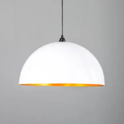 Hängeleuchte Berceste 236-S Ø60cm weiß/gold
